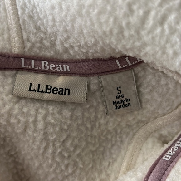 L.L. Bean Katharine Fleece Half-Zip Hoodie size S - Picture 6 of 7